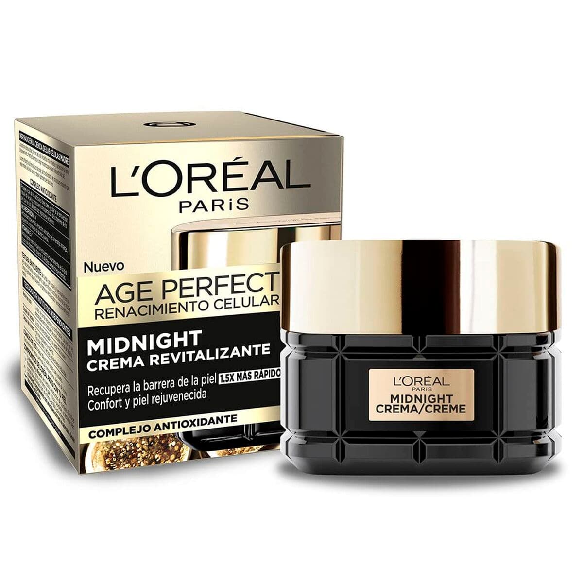 Crema Notte Antietà L'Oreal Make Up Age Perfect 50 ml Revitalizzante - Image 2