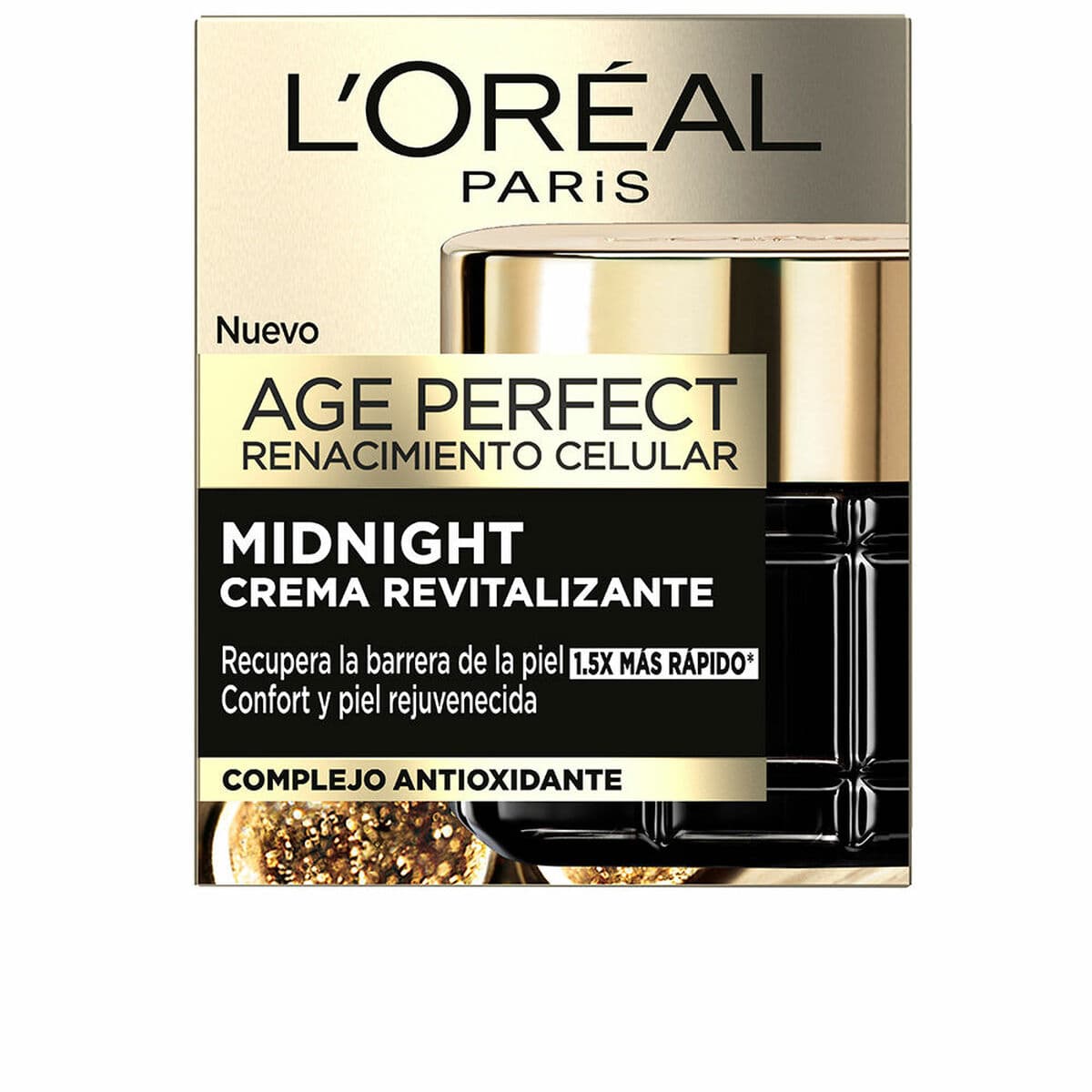 Crema de Noche Antiedad L'Oreal Make Up Age Perfect 50 ml Revitalizante