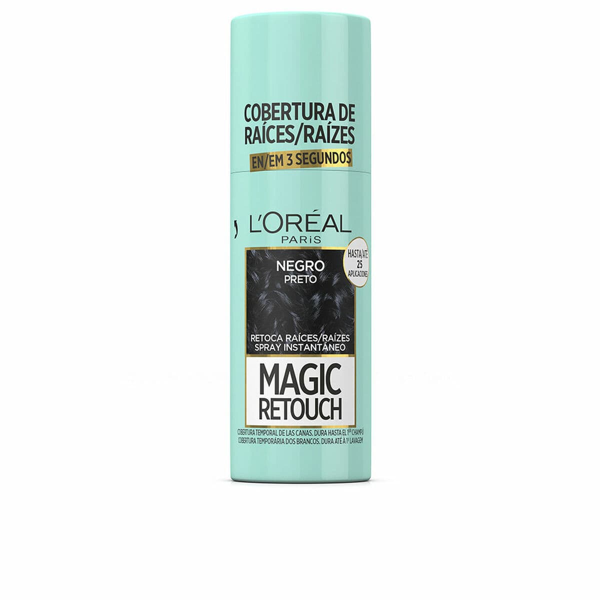Privremeni sprej za toniranje korijena kose L'Oréal Paris Magic Retouch Crna 75 ml