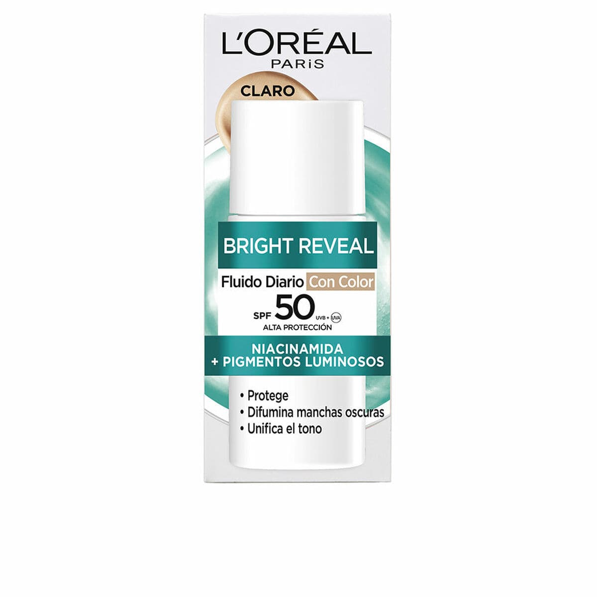 Crema Facial L'Oreal Make Up BRIGHT REVEAL NIACINAMIDA Spf 50 50 ml