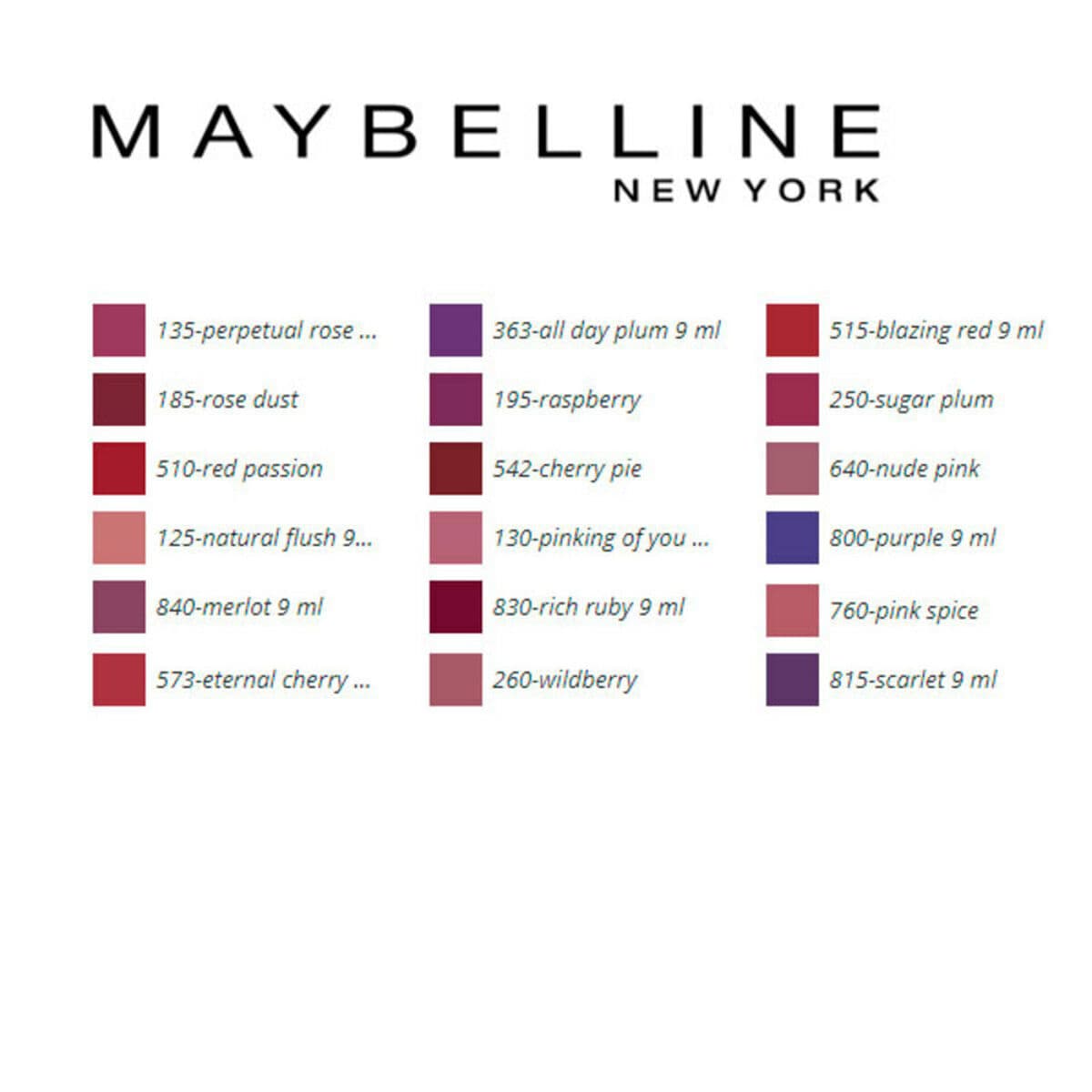Lippenstift Superstay Maybelline - Image 12