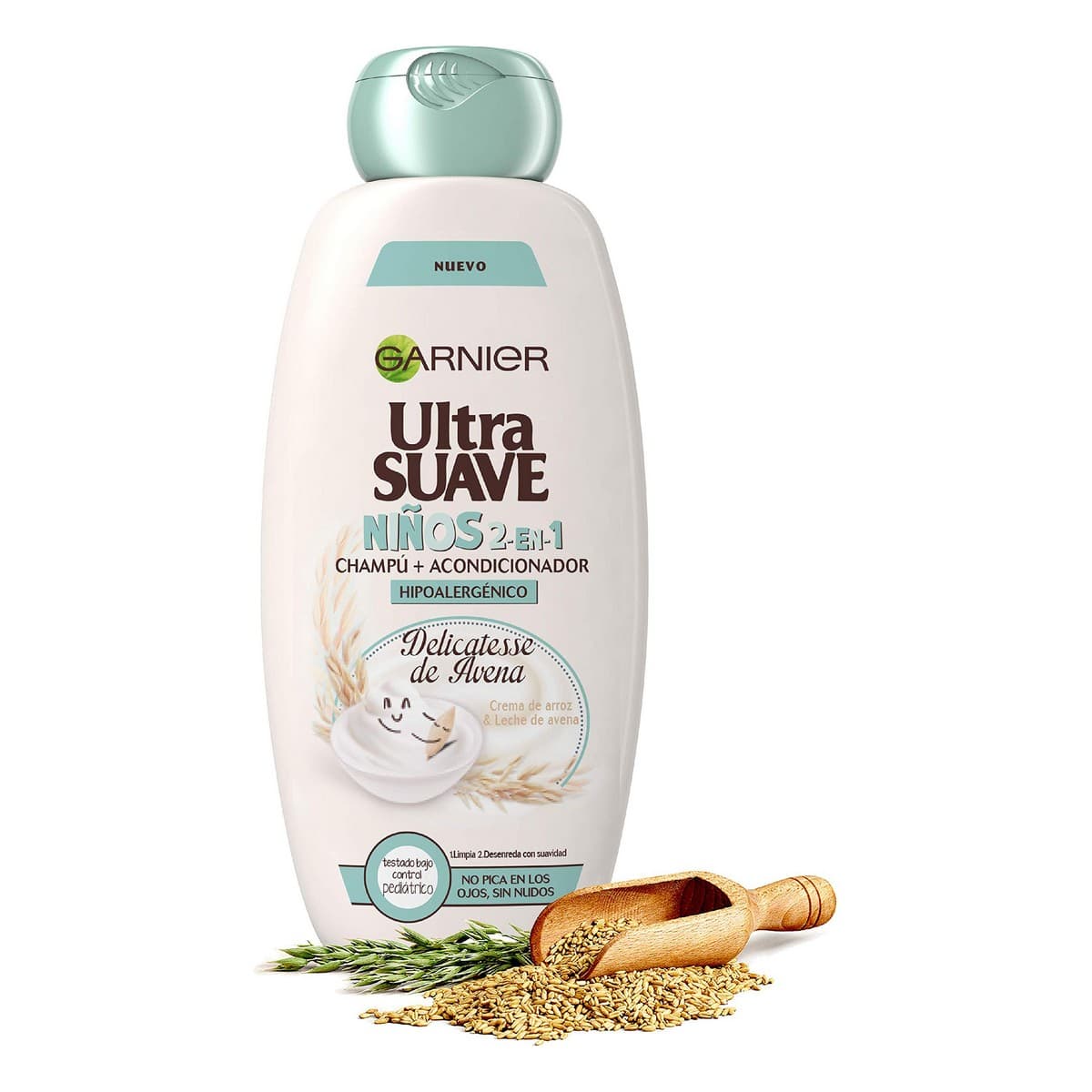 Champú para Niños Garnier Ultra Suave 400 ml Avena Champú + Acondicionador - Image 2