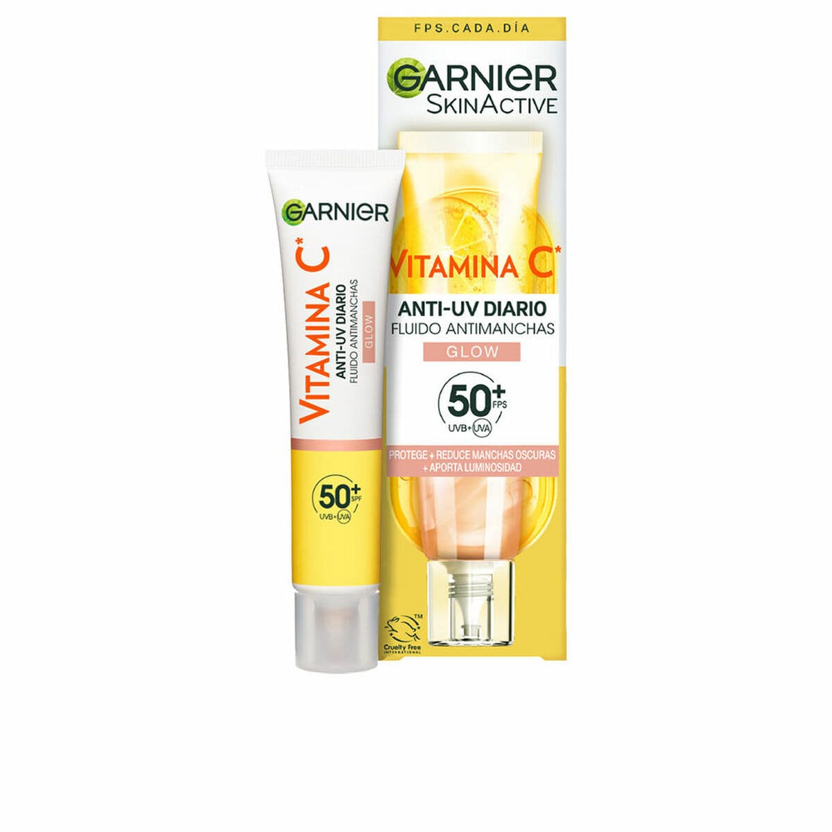 Anti-Brown Spot Cream Garnier Vitamin C - Glow 40 ml Anti-stain