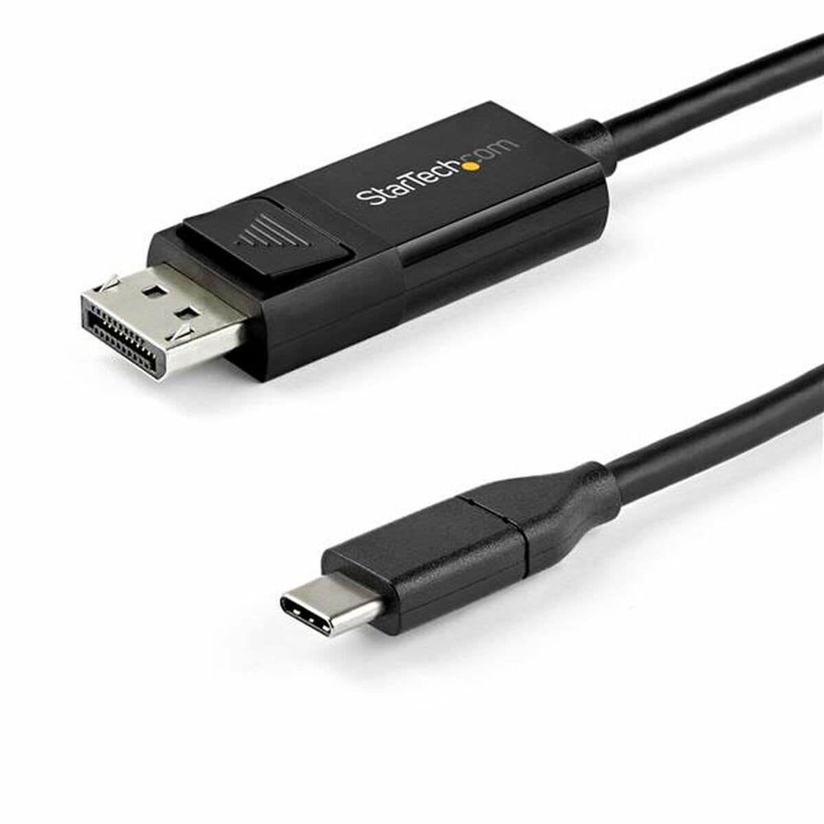 Adaptateur USB C vers DisplayPort Startech CDP2DP142MBD         (2 m) Noir - Image 2