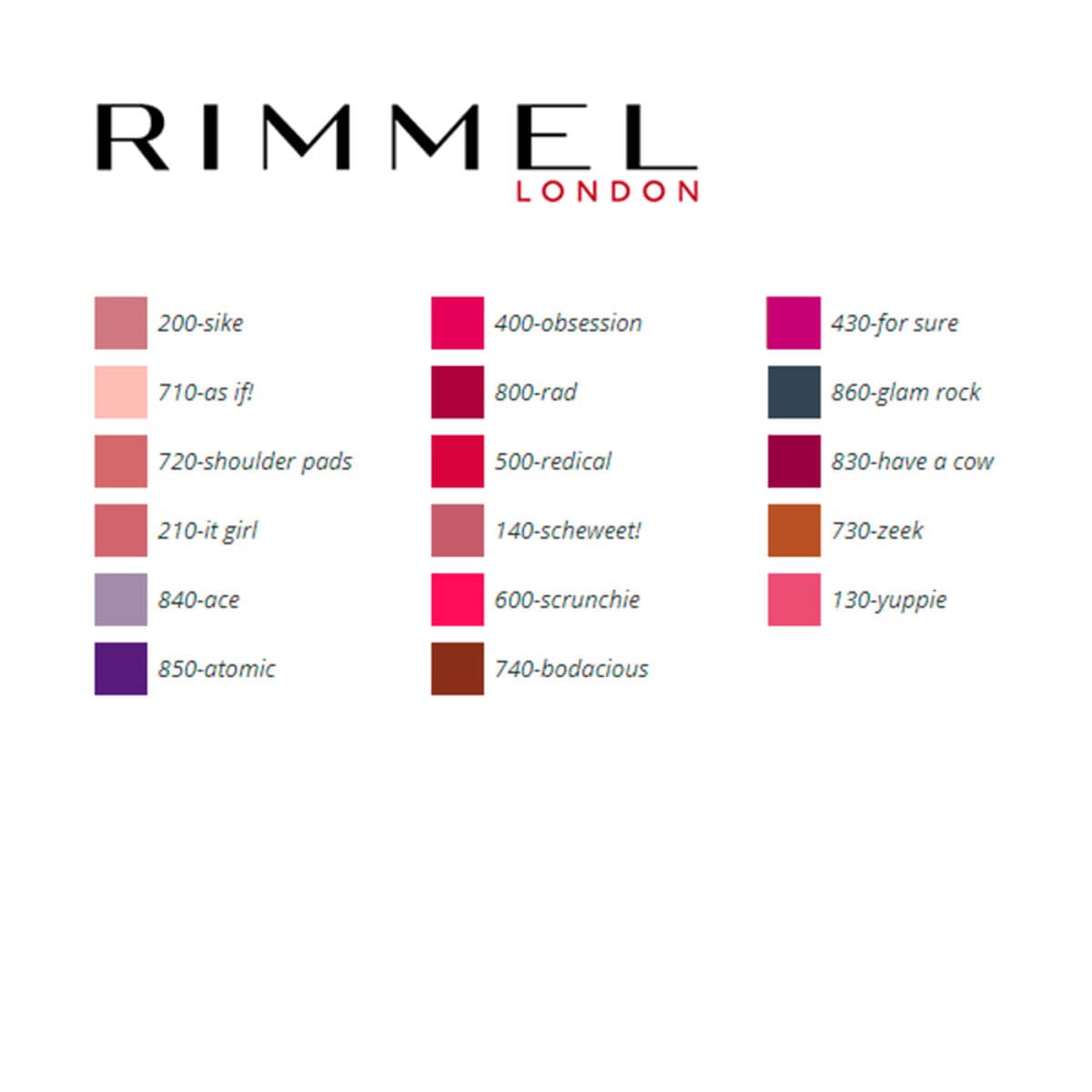 Lippenstift Rimmel London (5,5 ml) - Image 7
