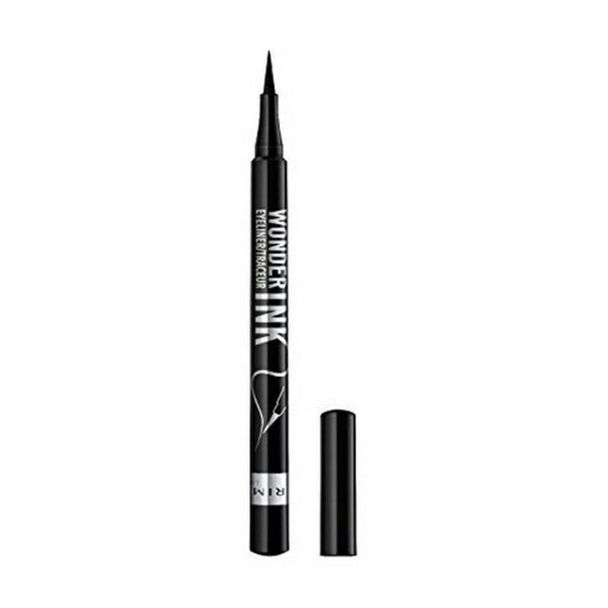 Eyeliner Rimmel London Ink Negro 1 ml