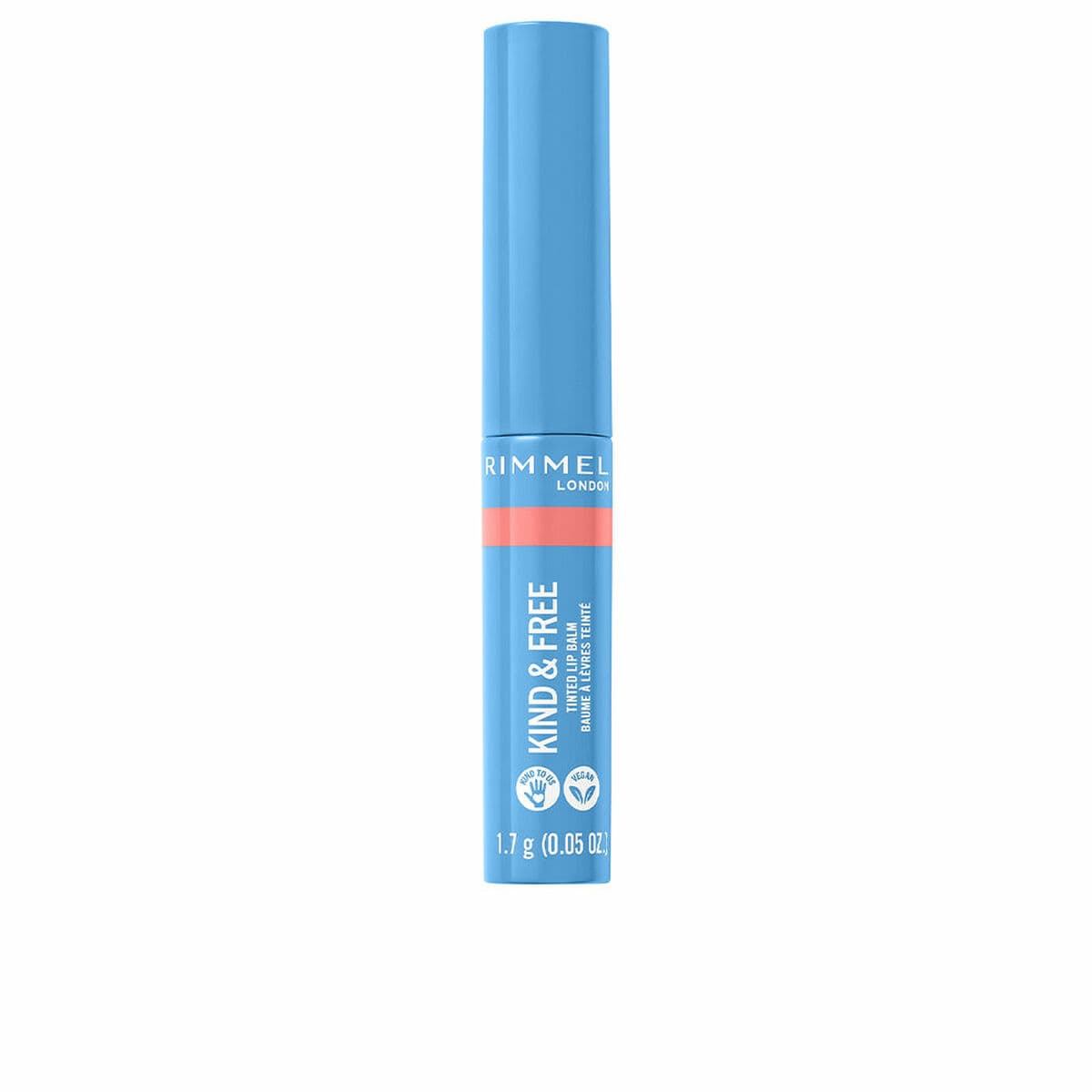 Farbiger Lippenbalsam Rimmel London Kind Free Nº 004-hibiscus blaze 1,7 g