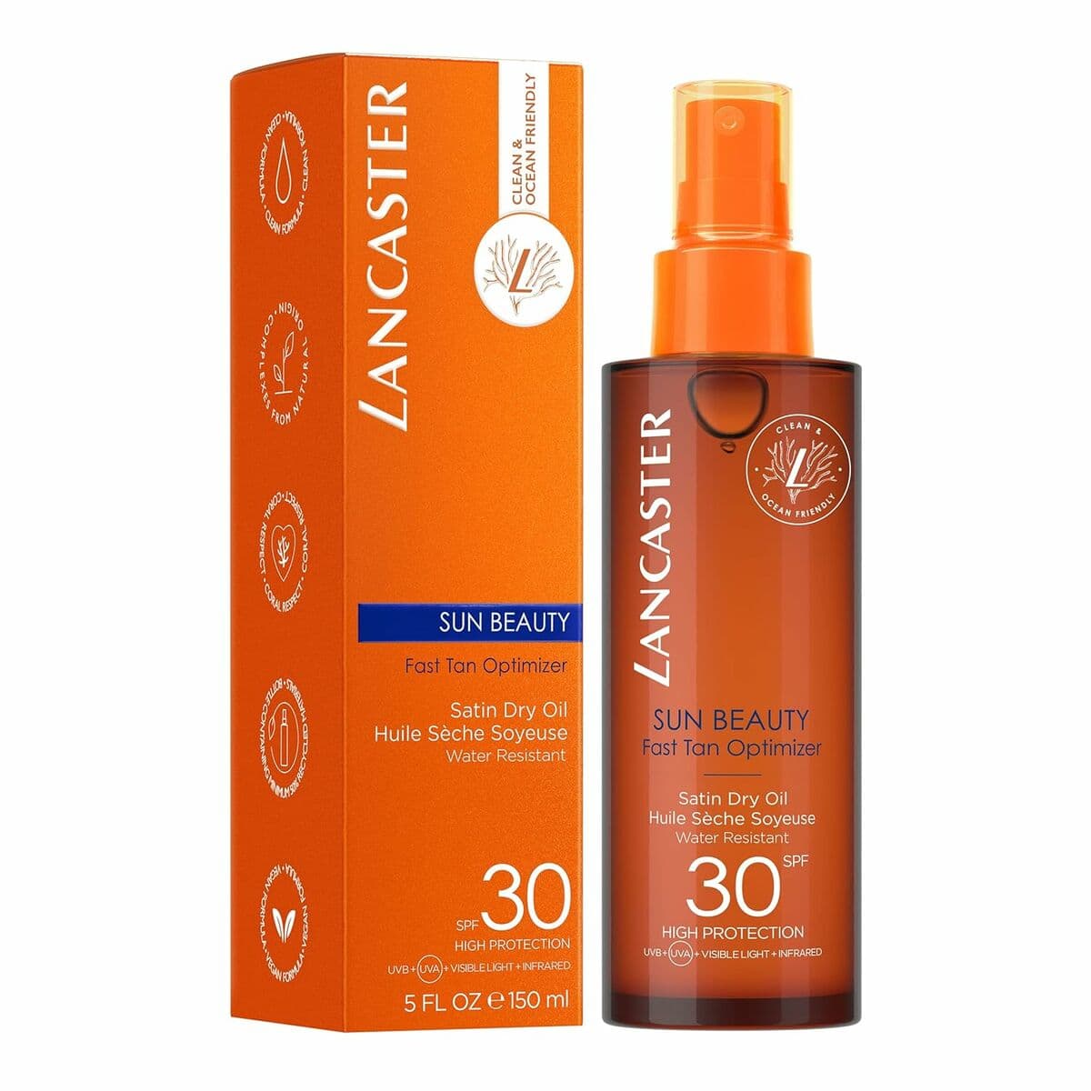 Protective Oil Lancaster SUN BEAUTY Spf 30 150 ml - Image 2