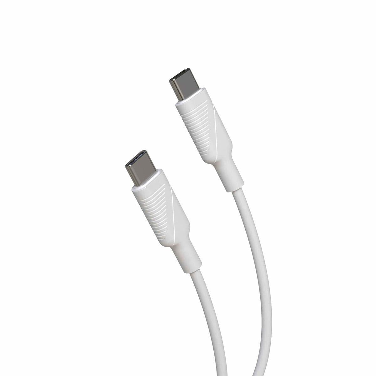 USB-C-Kabel Muvit MCUSC0008 Weiß 1,2 m - Image 2