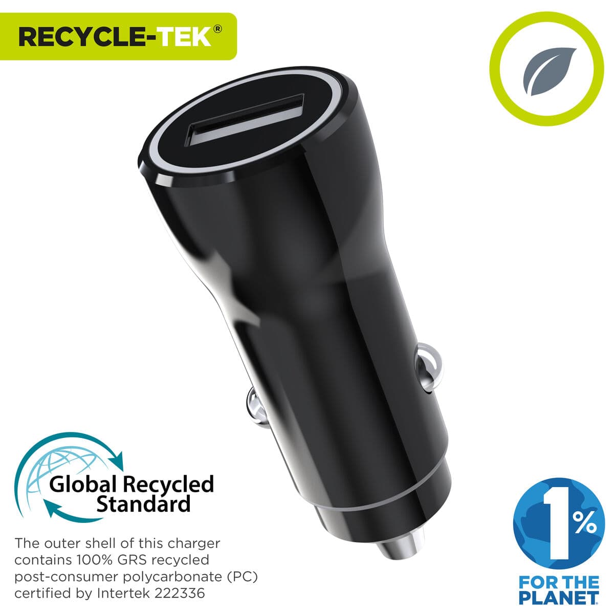 Billaddare Muvit Svart 12 W - Image 2