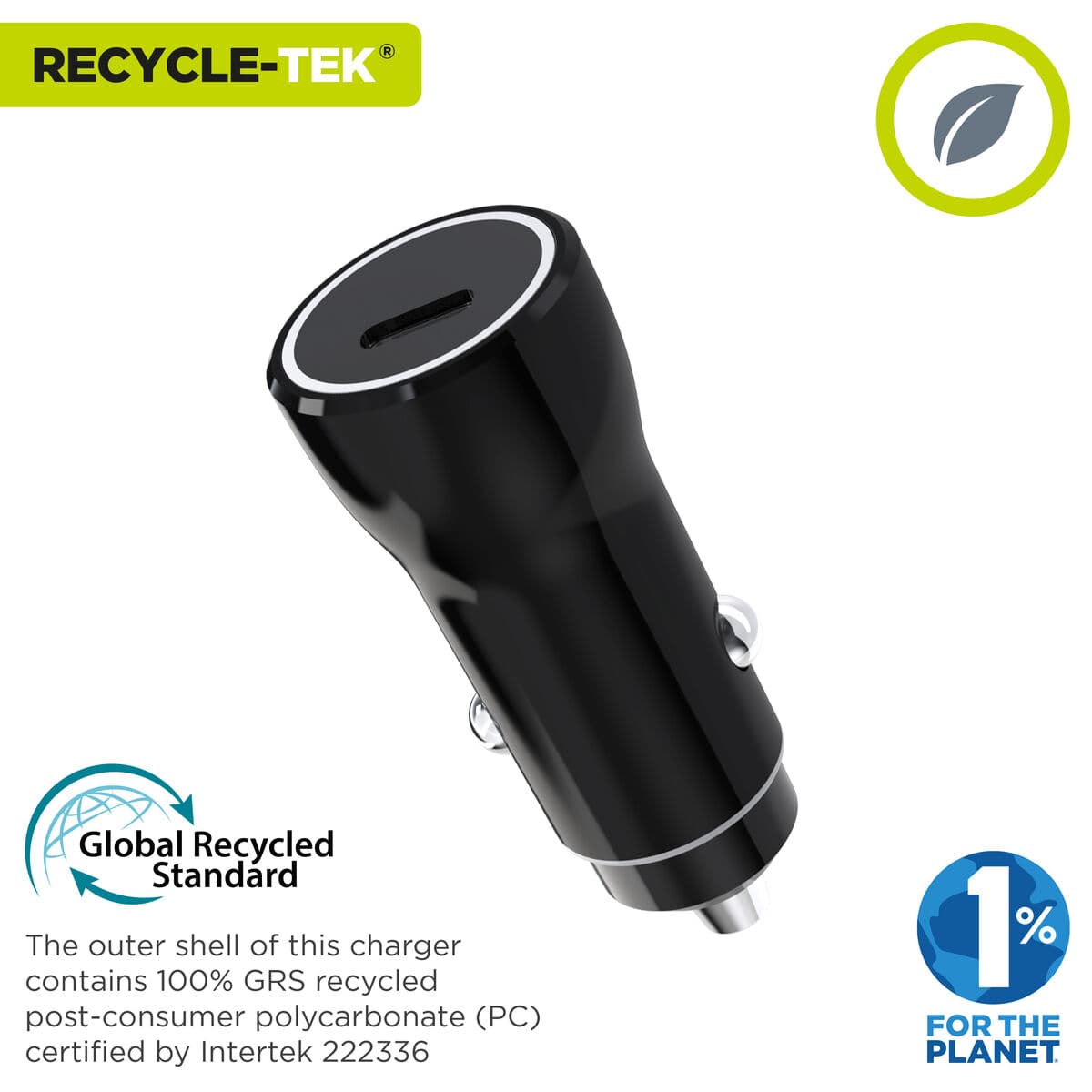 Car Charger Muvit for Change Black 20 W - Image 2