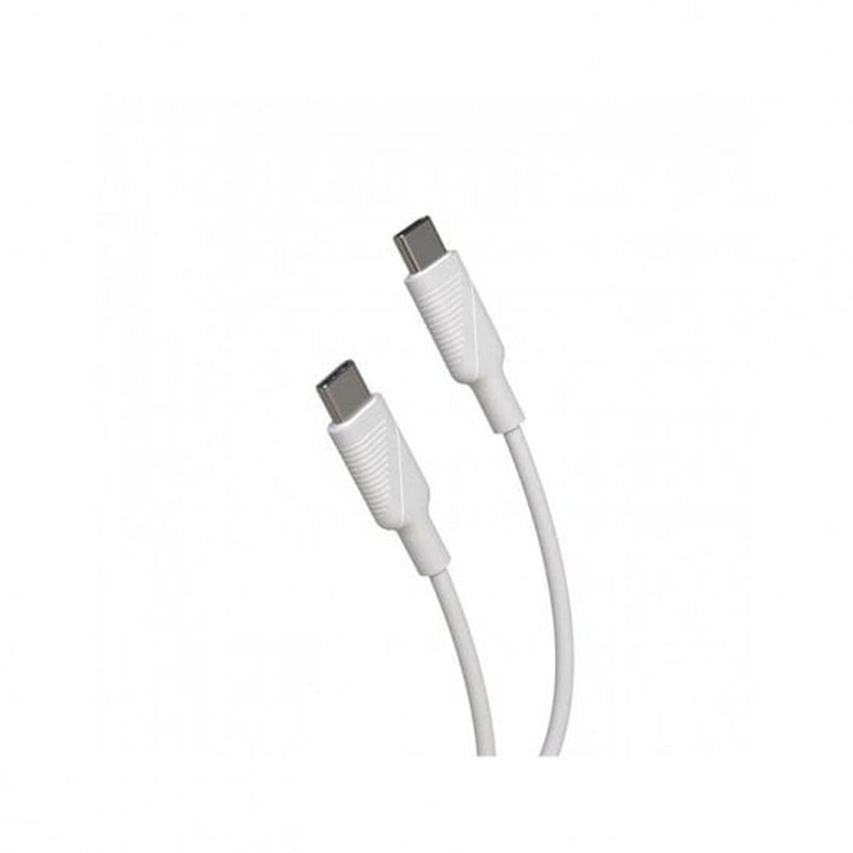 Väggladdare + USB-C kabel Muvit Vit 20 W - Image 10