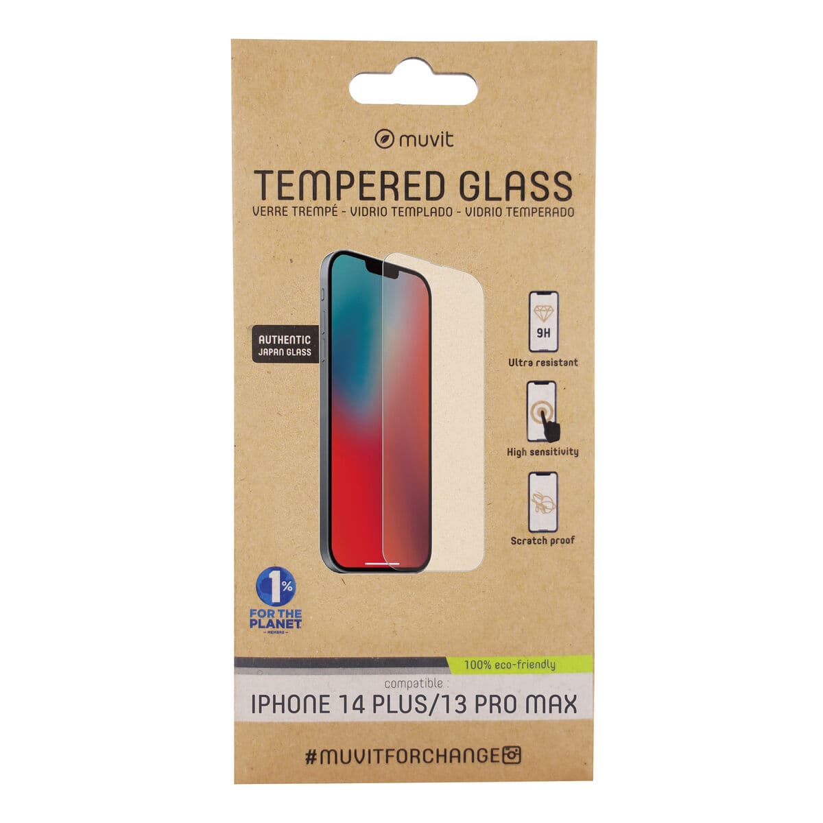 Film Protecteur pour Téléphone Portable Muvit for Change