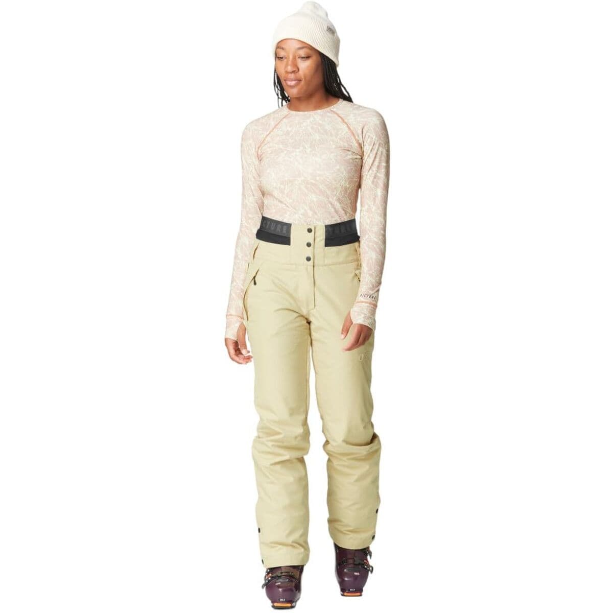 Pikad spordipüksid Picture Treva C Beež Daam - Image 3