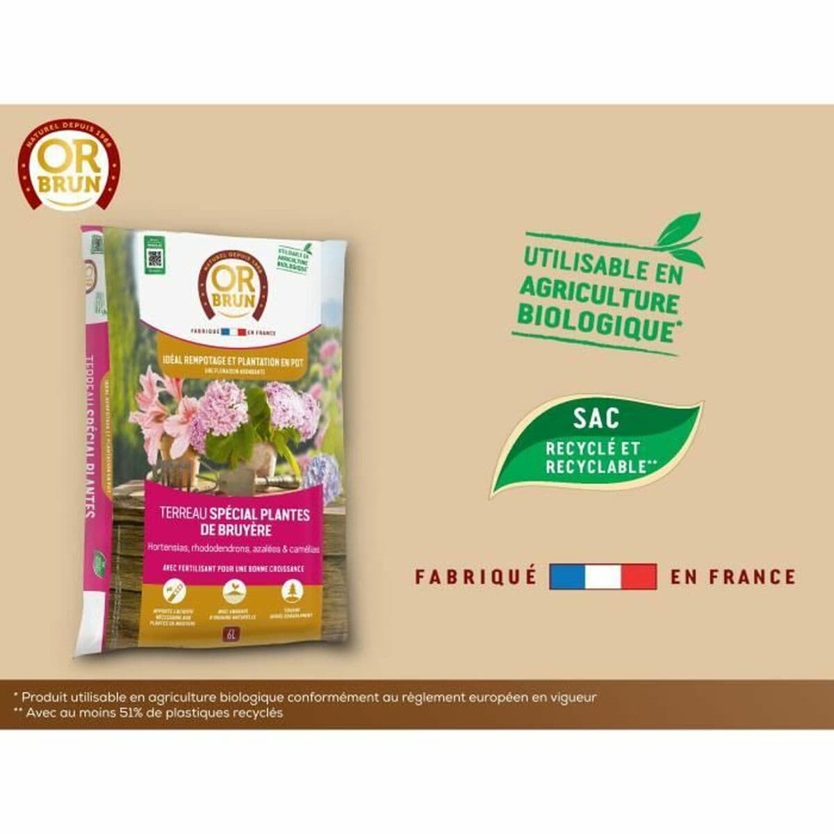 Tierra para macetas OR BRUN 6 L - Image 3