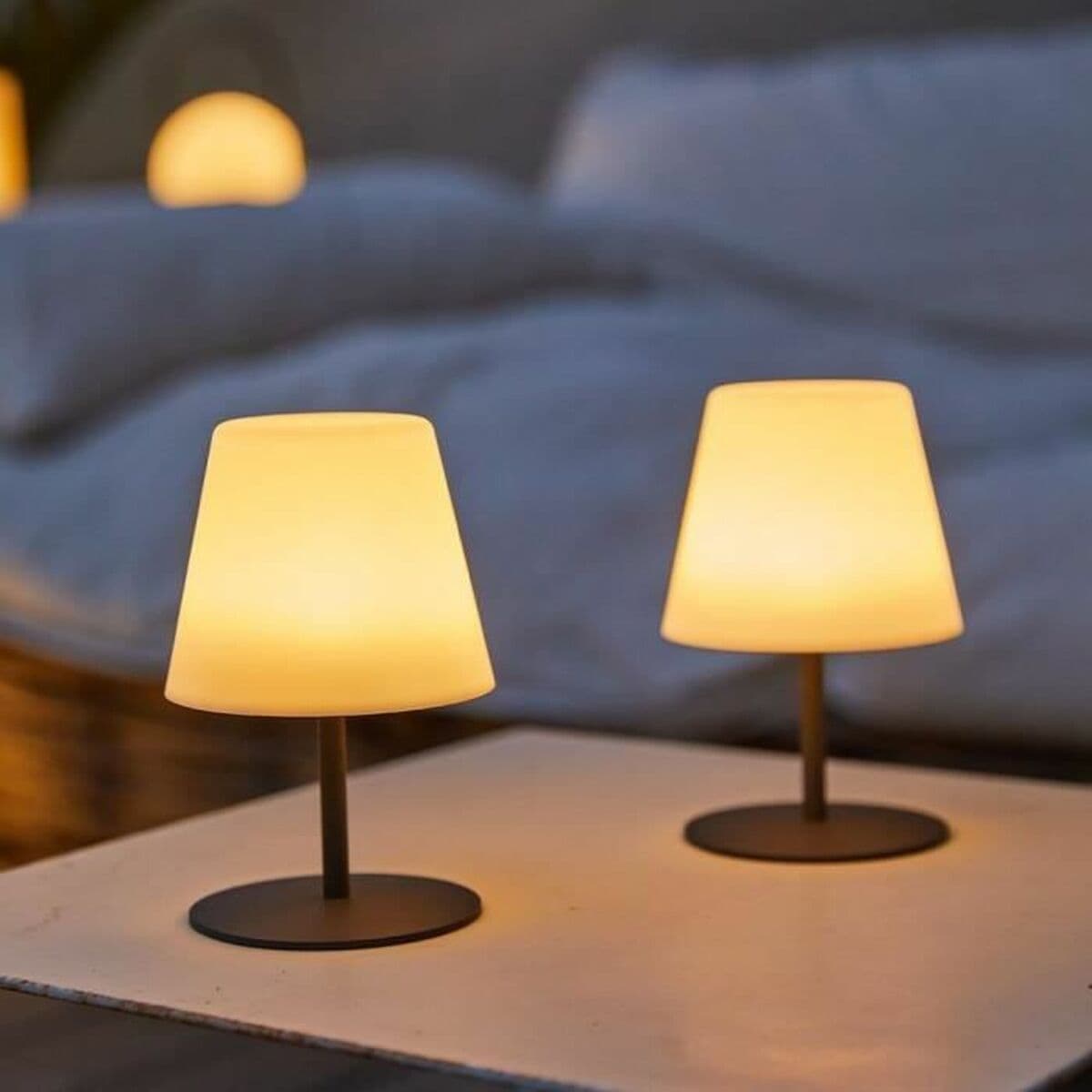 LED Table Lamp Lumisky Grey - Image 3