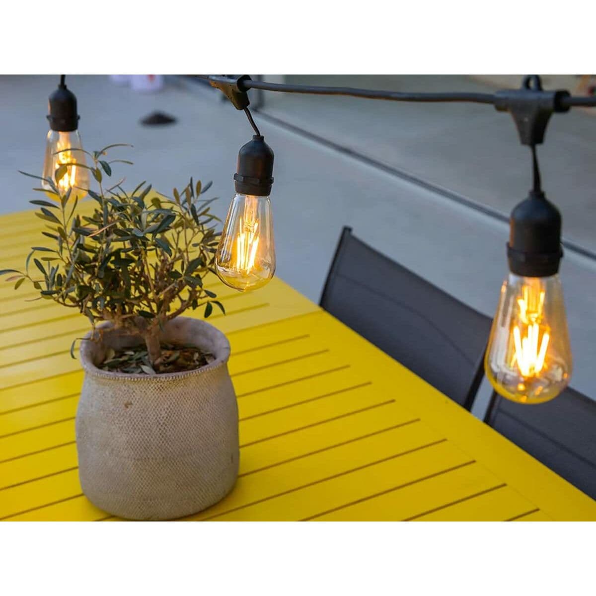 LED žibintų vainikas Lumisky Juoda Pilka - Image 2