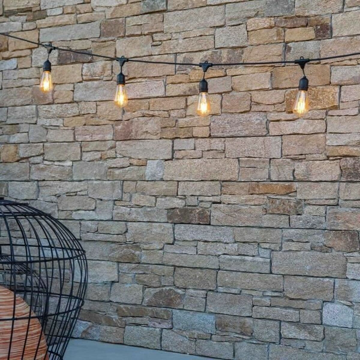 LED žibintų vainikas Lumisky Juoda Pilka - Image 4