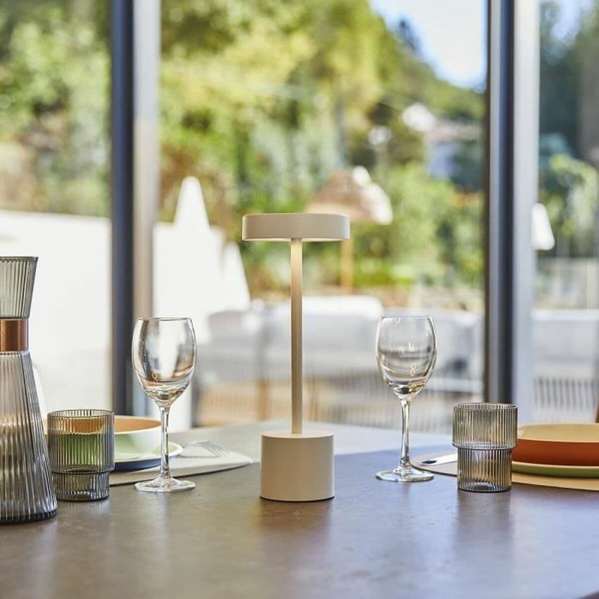 Lâmpada de mesa Lumisky ROBY WHITE Branco Alumínio - Image 4