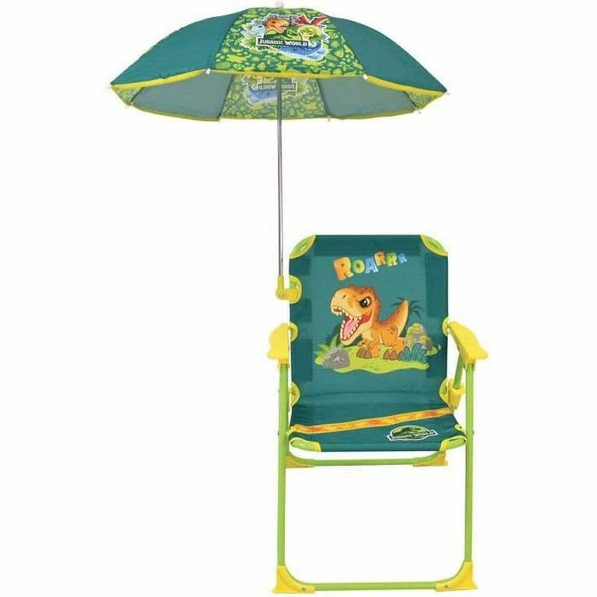 Silla de Playa Fun House JURASSIC WORLD Verde 38,5 x 38,5 x 37,5 cm