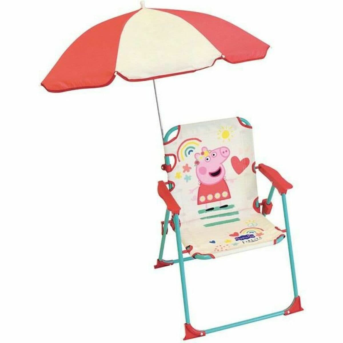 Strandstuhl Fun House Peppa Pig Rot rouge 65 cm