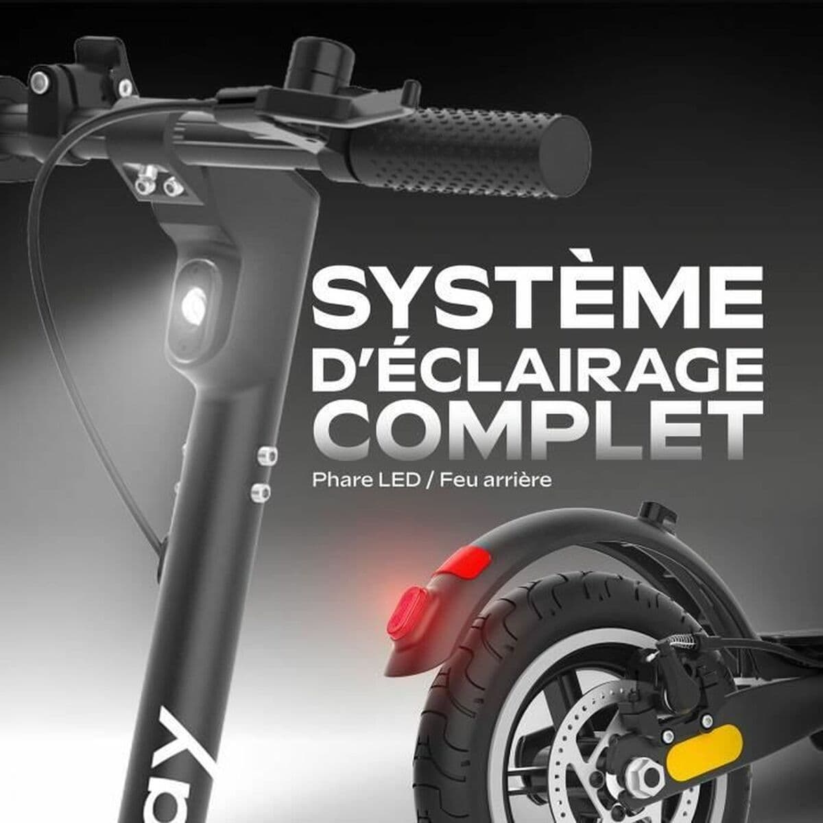 Elektrinis paspirtukas EZWAY Juoda 450 W 25 km/h - Image 7