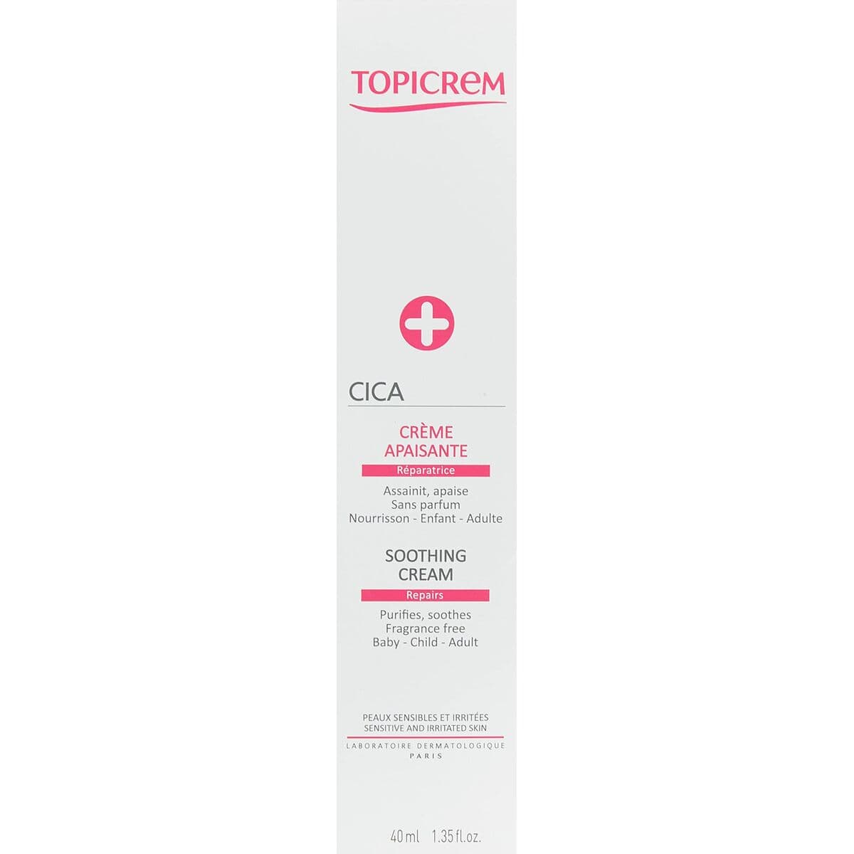 Raminantis kremas Topicrem Cica 40 ml - Image 2