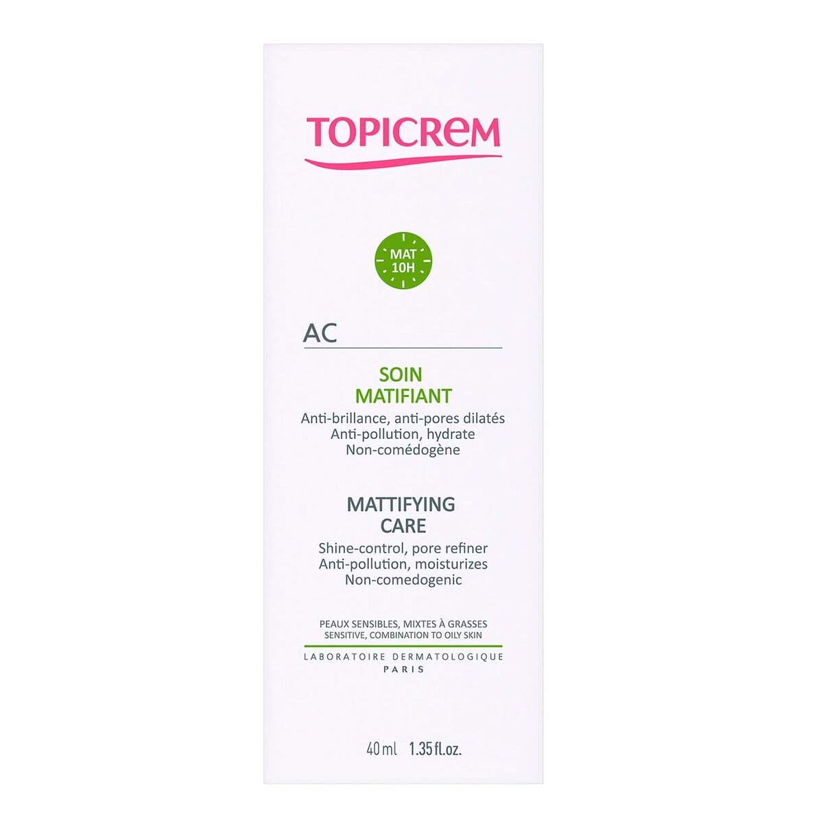 Ansiktskräm Topicrem Ac 40 ml Gel Matt ytbehandling - Image 2