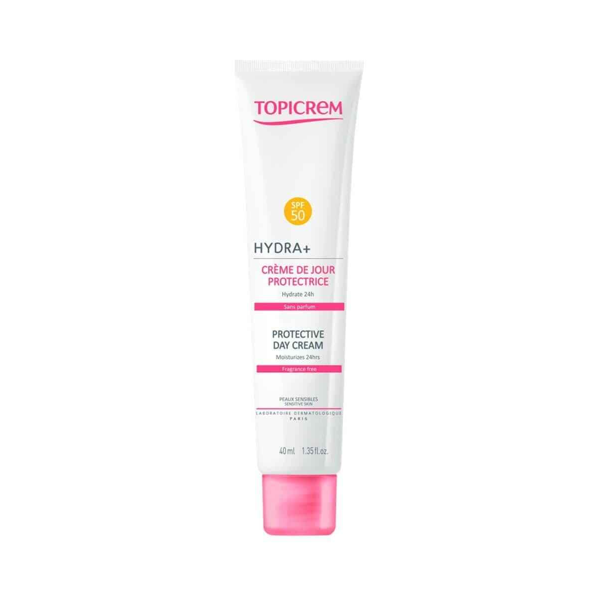 dieninis kremas Topicrem HYDRA+ Spf 50 Spf 50+ 40 ml