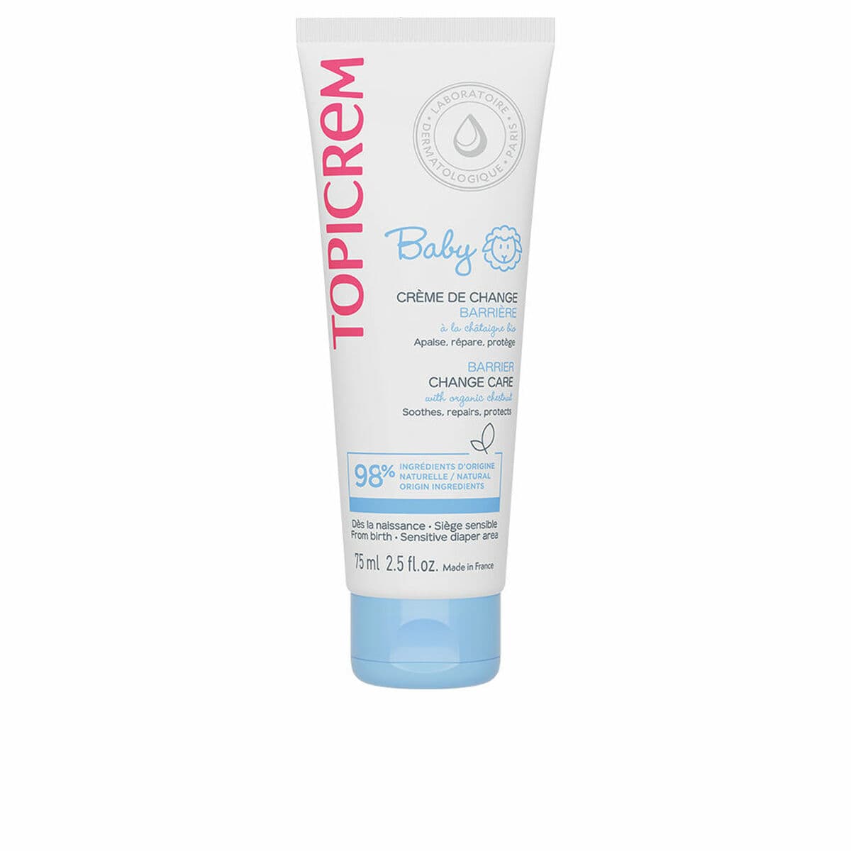 Beskyttende bleiekrem Topicrem BABY 75 ml