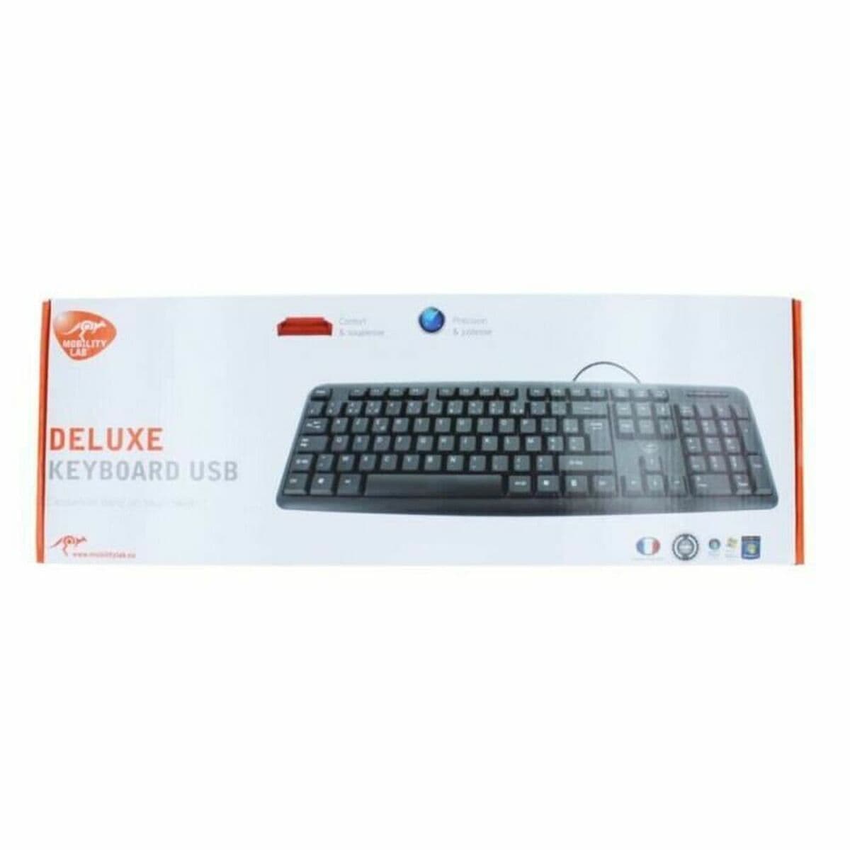Teclado Mobility Lab Deluxe Classic Negro AZERTY - Image 3