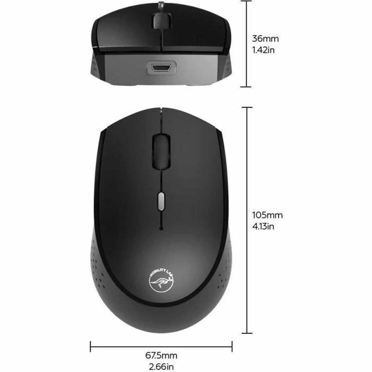 Souris Bluetooth Sans Fil Mobility Lab Noir - Image 4