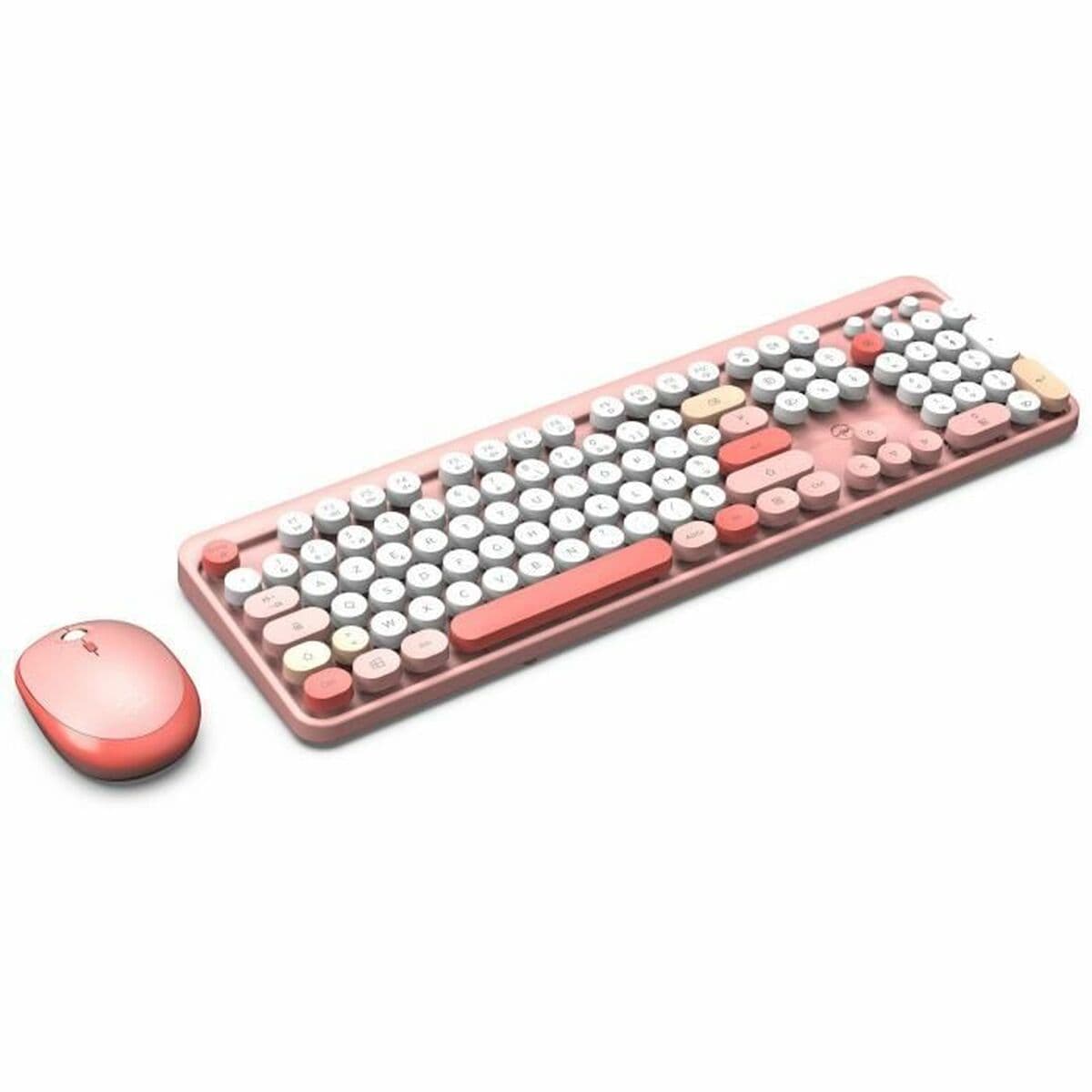 Klaviatuur ja Hiir Mobility Lab Pure Color Rose Azerty Prantsuse - Image 2