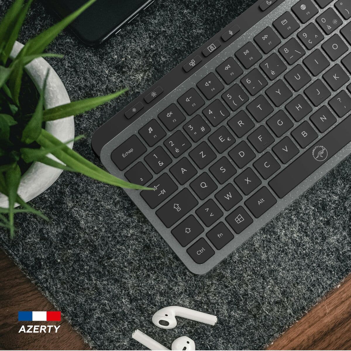Clavier Mobility Lab KP450W Compact Noir Gris - Image 8