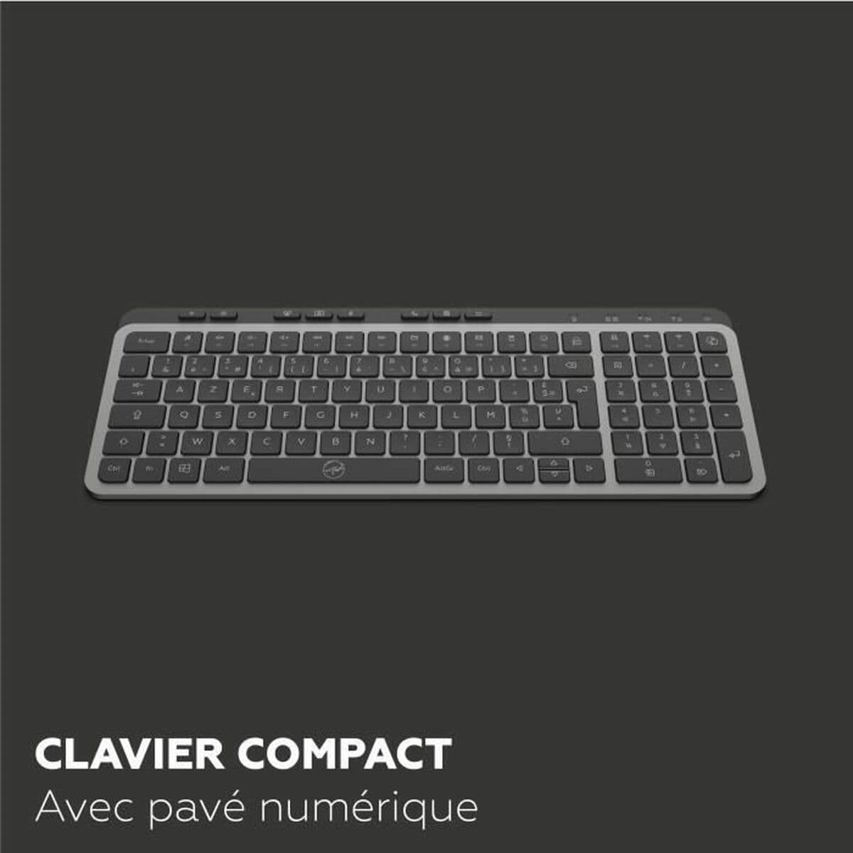 Clavier Mobility Lab KP450W Compact Noir Gris - Image 5