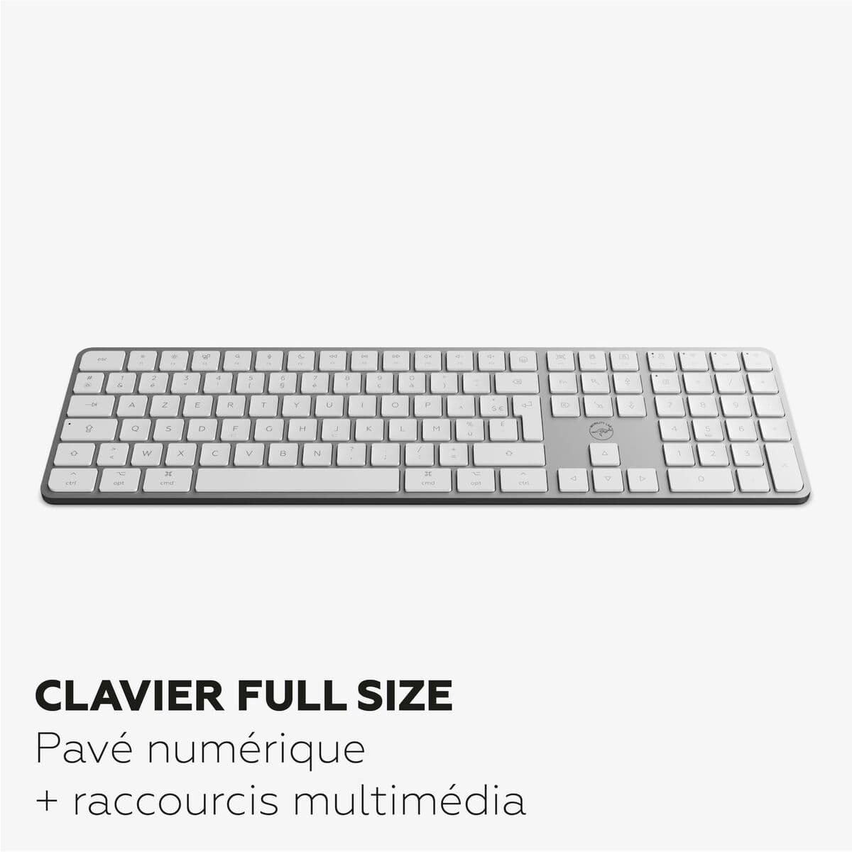 Clavier Mobility Lab KMP2000W Blanc - Image 3