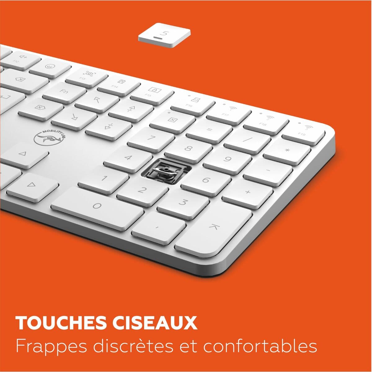 Clavier Mobility Lab KMP2000W Blanc - Image 4