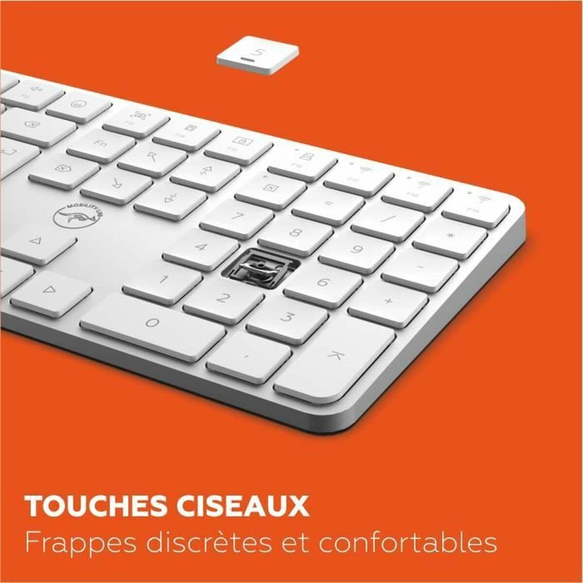 Clavier Mobility Lab KMP2000W Blanc - Image 12
