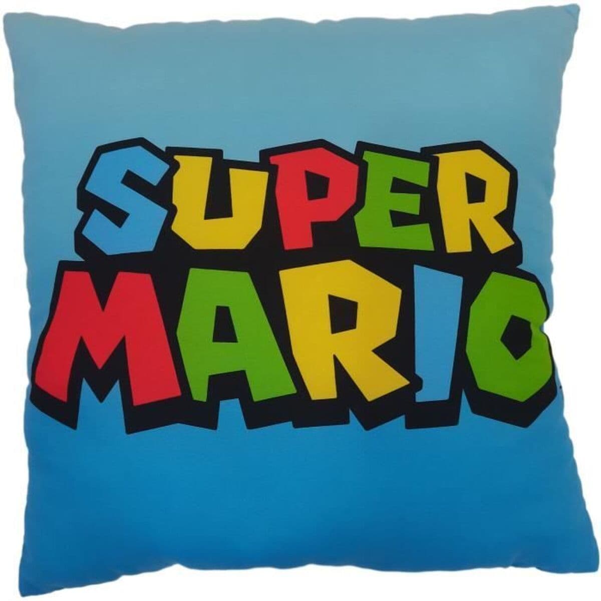 Cushion Mario Bros 41 x 3 x 39 cm Multicolour Polyester Children's - Image 2