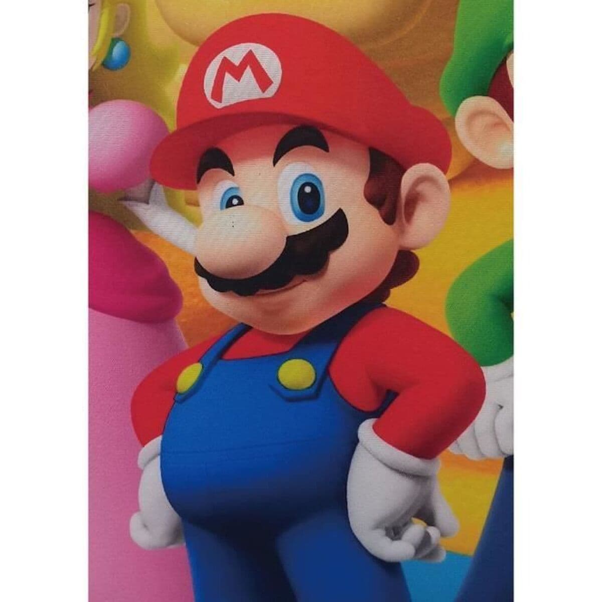 Cushion Mario Bros 41 x 3 x 39 cm Multicolour Polyester Children's - Image 3