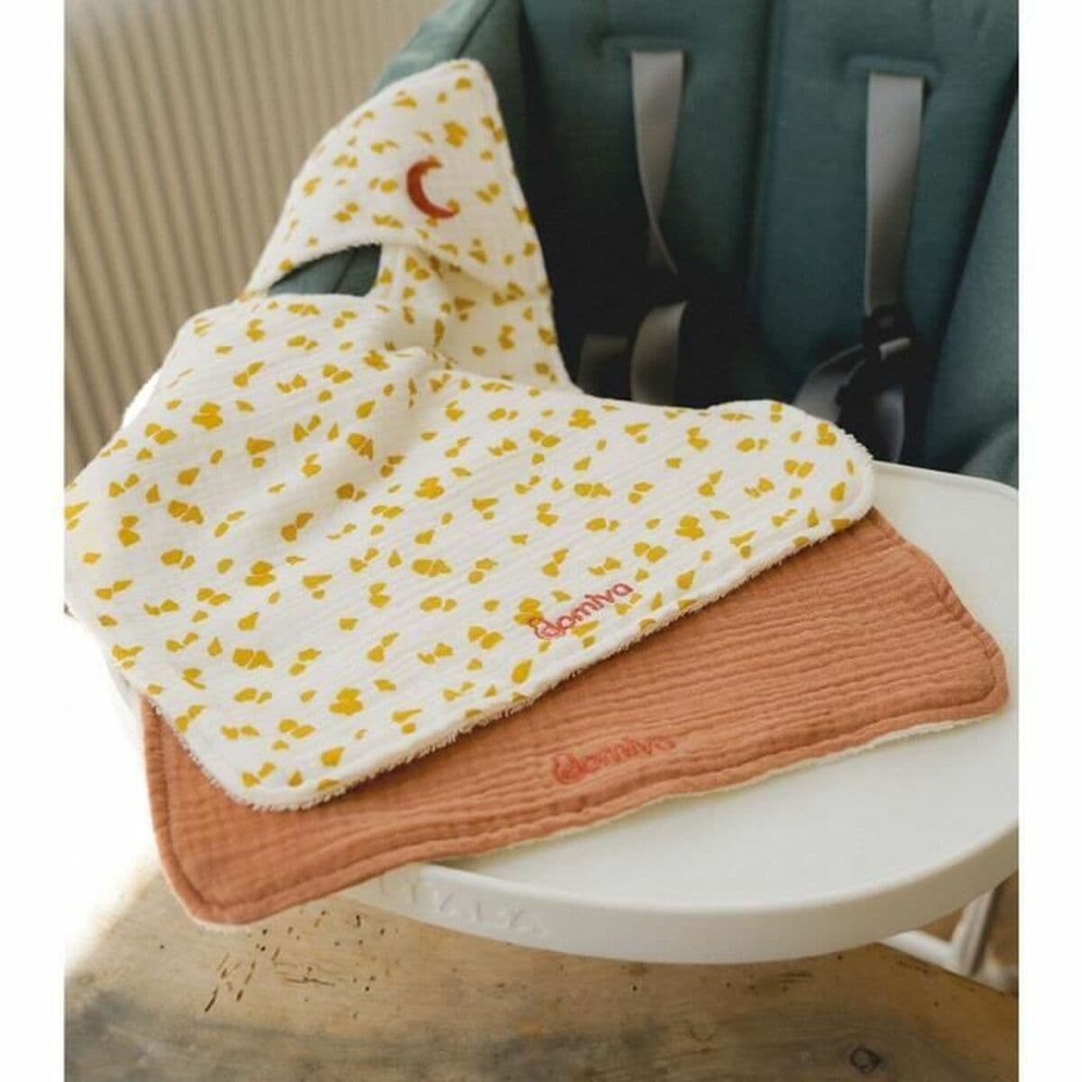 Babero Domiva Algodón 2 Piezas (2 Unidades) - Image 2