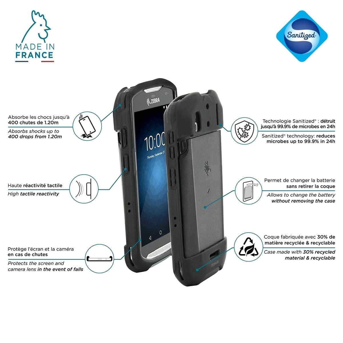 Etui za mobitel Mobilis 065003 Crna - Image 12