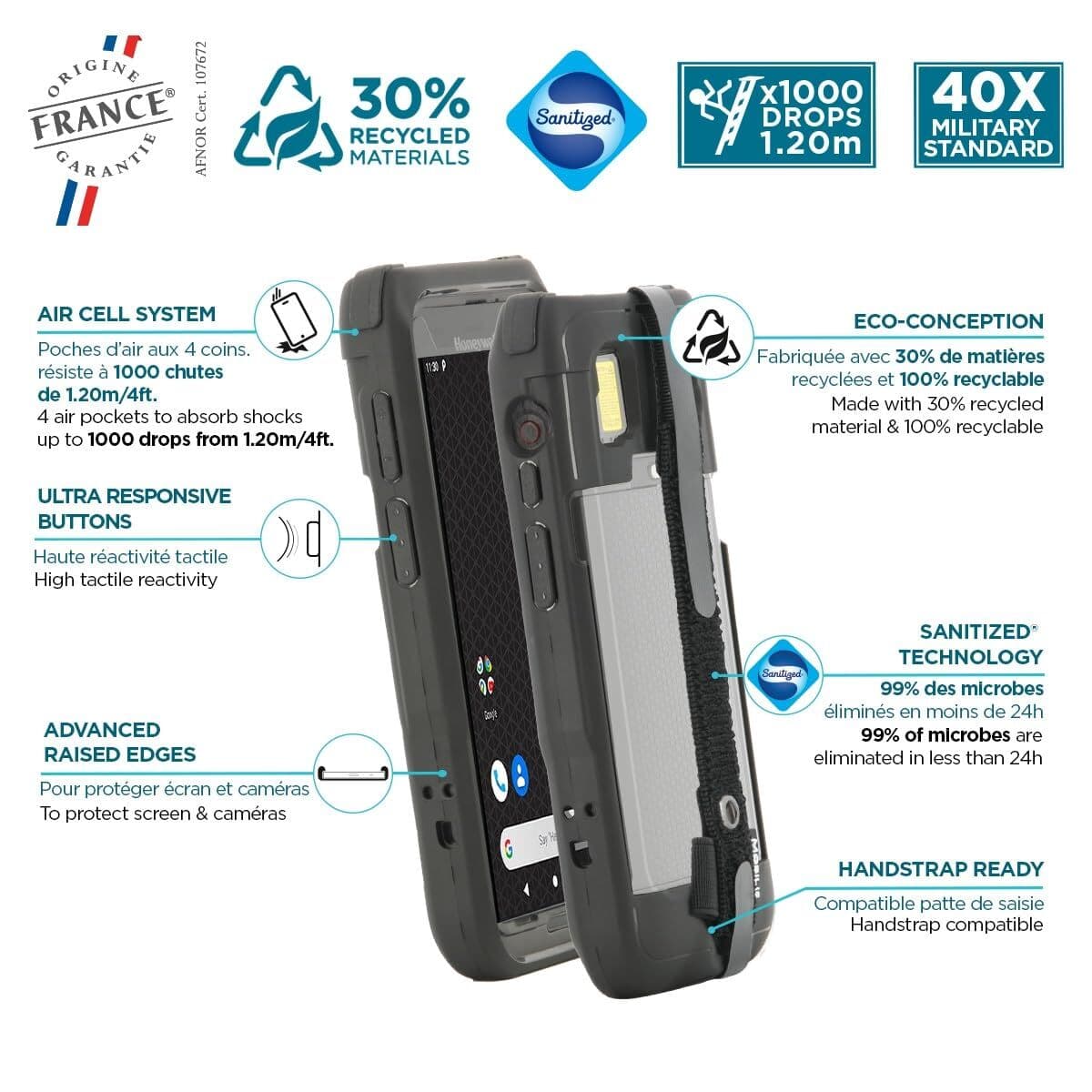 Etui za mobitel Mobilis PROTECH Crna - Image 7