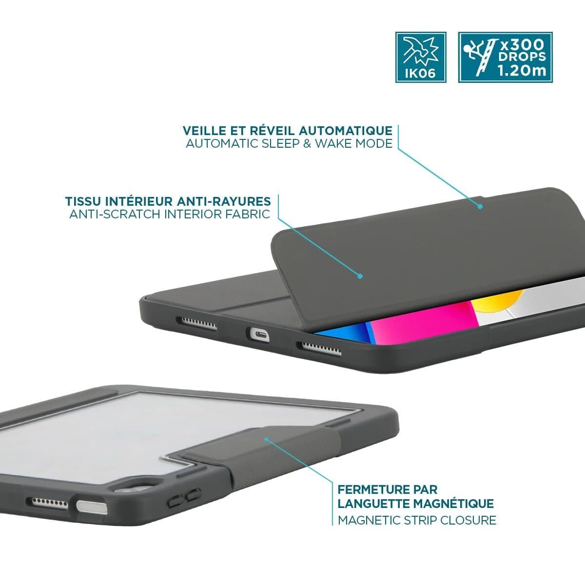 Planšetės dėklas Mobilis IPAD 11 Pilka - Image 7