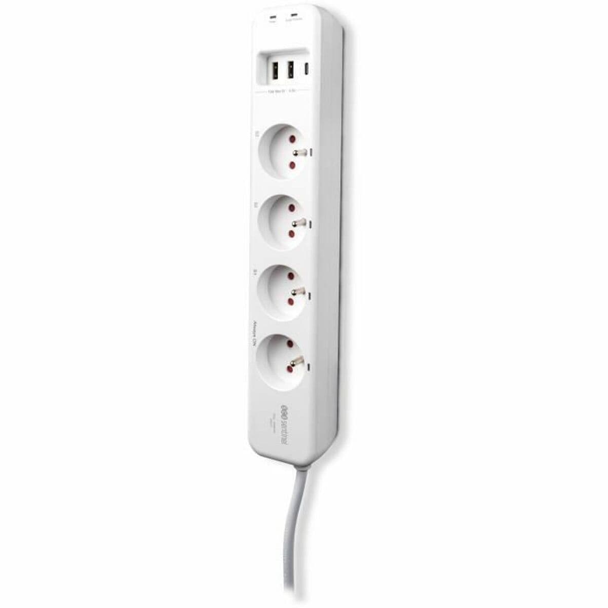 Rallonge 4 prises Schuko sans interrupteur SCS SENTINEL SmartPlug 240 V - Image 2