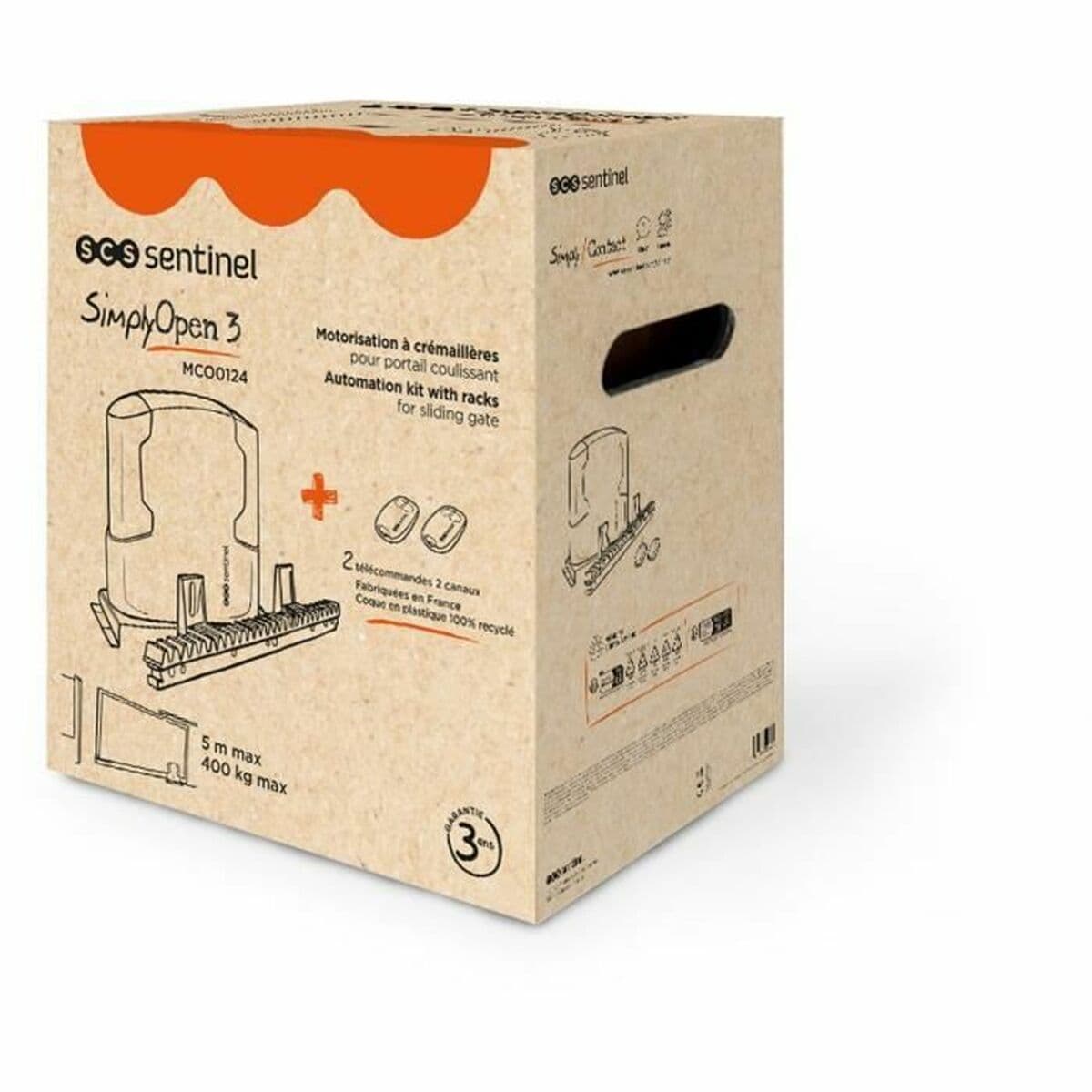 Mechanizm do drzwi przesuwnych SCS SENTINEL SimplyOpen 3 24v - Image 2