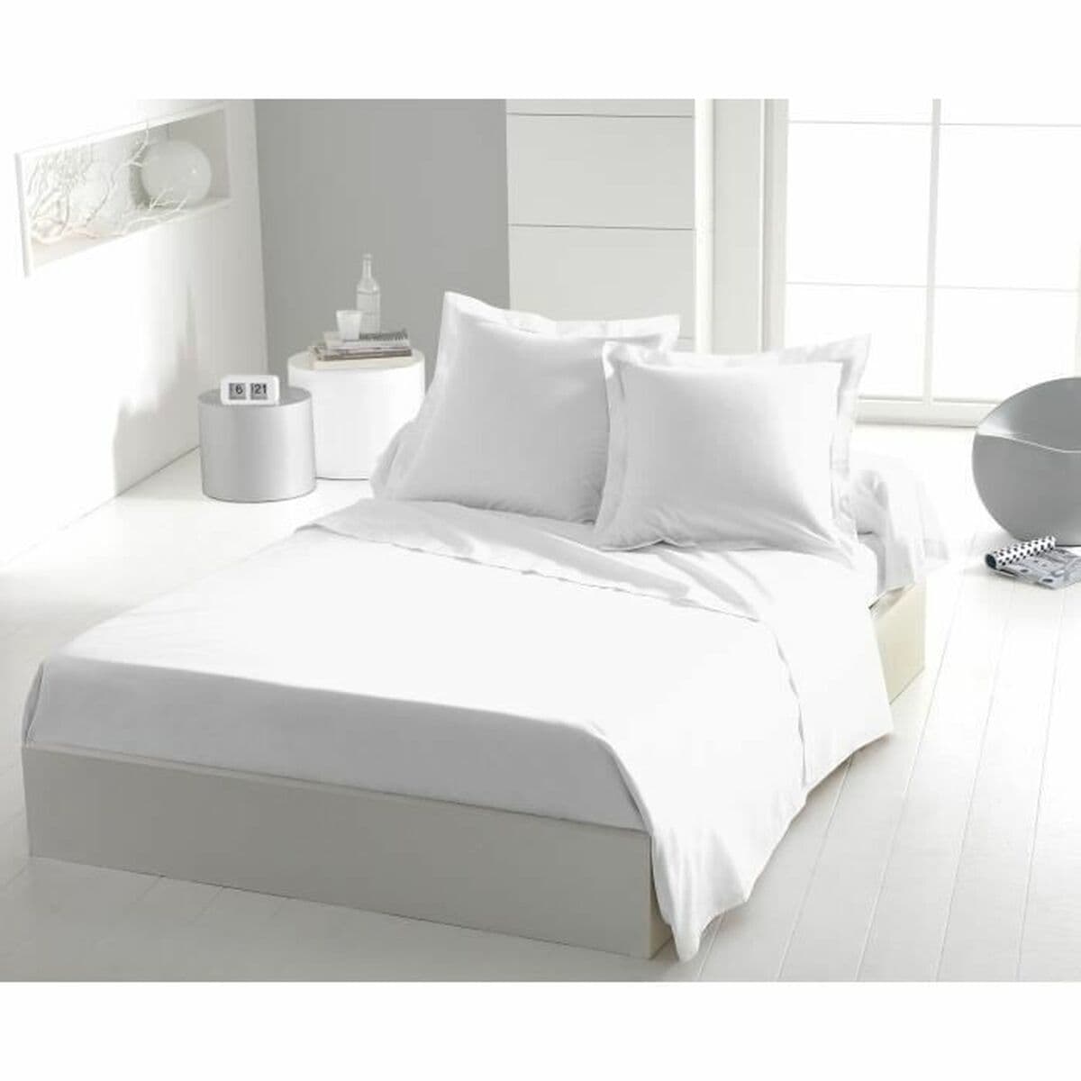 Segas Pārvalks Bez Pildījuma HOME LINGE PASSION Flat sheet Balts Gulta 180/200