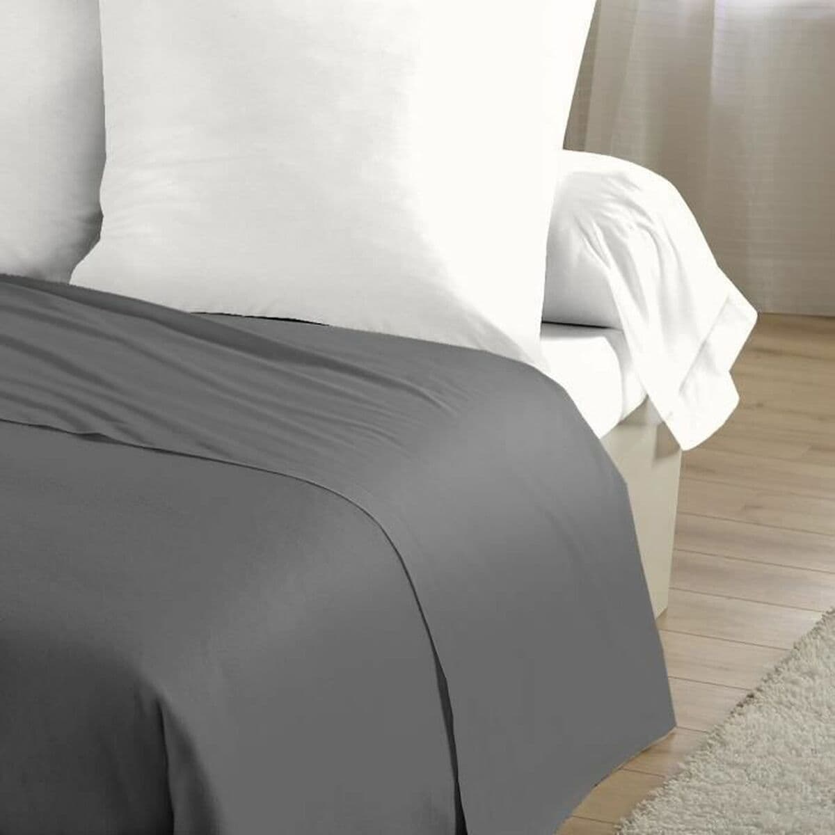 Poszewka na Kołdrę bez Wypełnienia HOME LINGE PASSION Flat sheet Szary Łóżko 180/200 - Image 3