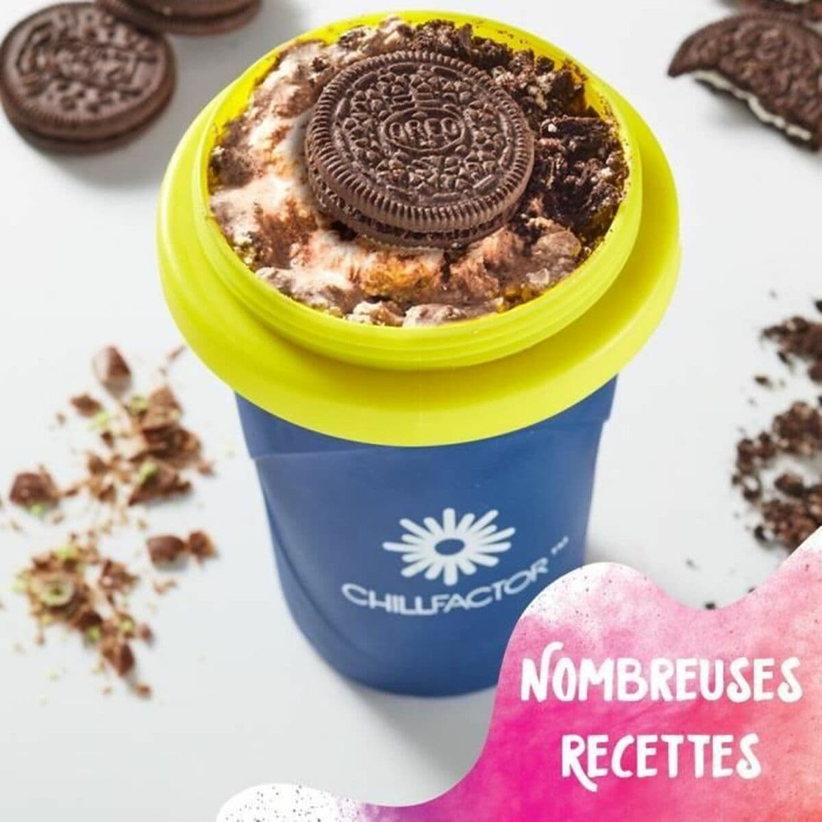 Puodelis ledams ir slašams gaminti su receptais Bandai Chillfactor Granita Mug Rose Plastmasinis - Image 6