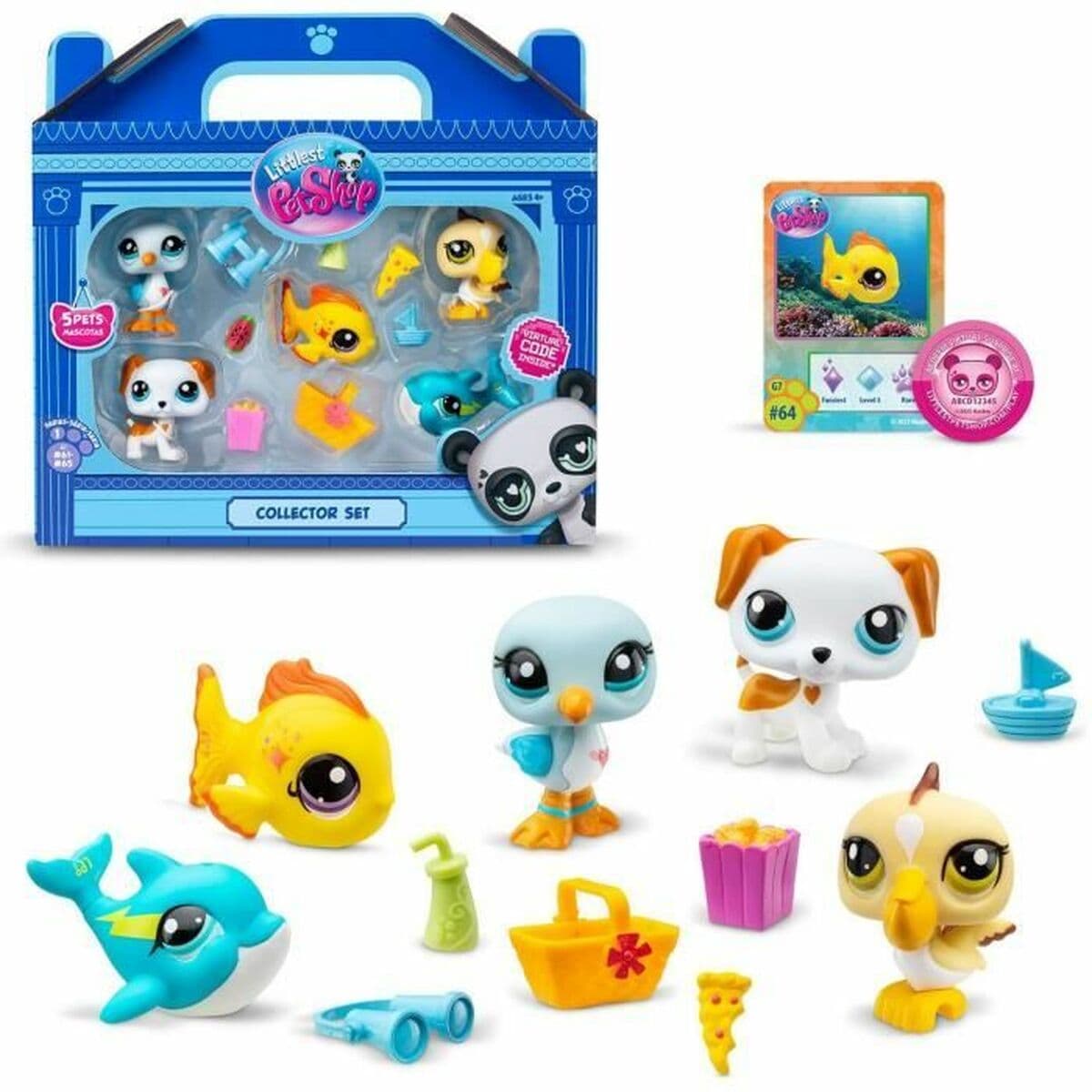 Set de Figuras de Animales Bandai Littlest Pet Shop Plástico